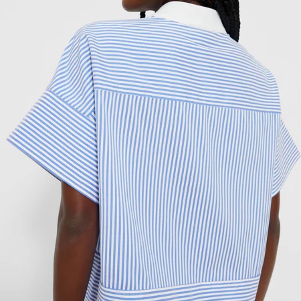 TUCKERNUCK Blue Stripe Sofia Shirt - Picture 4 of 7